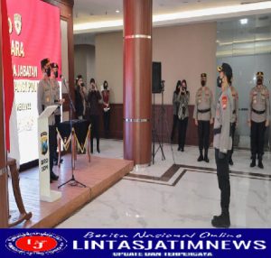 Kapolda Jatim Pimpin Upacara Sertijab Kapolresta Banyuwangi