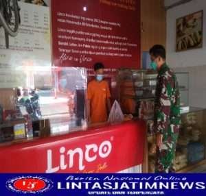 Serka Junaidi Aktif  Cek Prokes Pada Masa PPKM di Wilayah Binaan