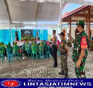 Sertu Sudibyo Pantau Kegiatan Yang Di Laksanakan Di Wilayah Binaannya