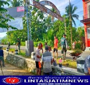 Warga Berterima kasih, Satgas TMMD Kodim 0806/Trenggalek Telah Bersihkan Jalan Kampung