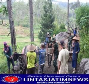 TMMD ke-113 Hadirkan Asa Bagi Desa Terpencil di Ponorogo