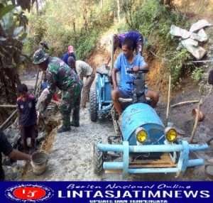 Kapten Inf Hengky : Selesaikan Sasaran Fisik Dalam TMMD Dengan Kerja Keras Dan Cerdas