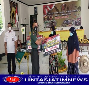 Dandim 0801 Pacitan Lounching Penyaluran BLT-Minyak Goreng Tahun 2022