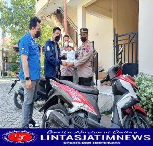 Polisi Serahkan Motor yang Raib Digondol Maling Kepada Pemiliknya di Kos-kosan