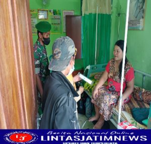 Pastikan Berjalan Aman Dan Lancar,Babinsa Pos Ramil Karanganyar Pantau Kegiatan Di Wilayah Binaannya