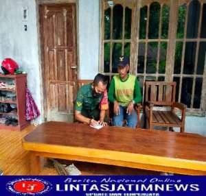 Kodim Sragen – Tingkatkan Semangat Kejuangan, Babinsa Wonorejo Jalin Silatrurahmi Dengan Purnawirawan