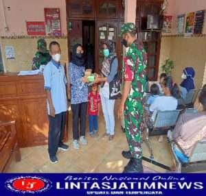 Babinsa Lencoh Sukseskan Safari KB Desa Binaanya