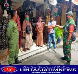 Serka Sugiyanto Aktif Berikan Sosialisasi Prokes di Wilayah Binaan