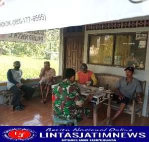 Keakraban Babinsa Posramil Gerih Dan Warganya,Tumbuhkan Kekompakan Serta Kemanunggalan