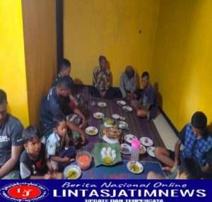 Acara Sukuran, Salah Satu Momen Satgas TMMD ke 113 Dekat Dengan Warga