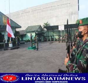 Kodim 0728/Wonogiri Gelar Upacara Mingguan Hari Senin
