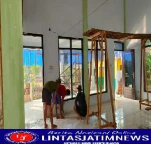 Satgas TMMD Kodim 0806/Trenggale, Bantu Selesaikan Renovasi Masjid