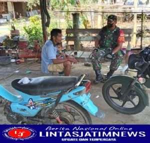 Ciptakan Kedekatan Dengan Rakyat, Babinsa Laksanakan Komsos