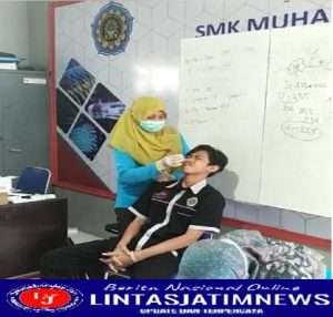 SMK Muhlibat Adakan Swab Antigen Hasilnya Ini