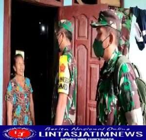 Respon Pemilik Rumah ketika Ditinjau Tim Wasev TMMD ke 113 Tahun 2022