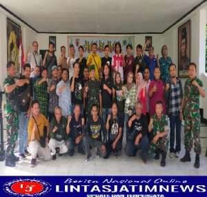 Dandim 0801/Pacitan Halal Bihalal Bersama Insan Pers Pacitan