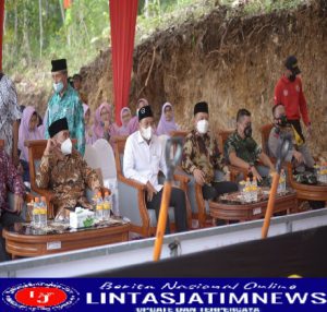 Dandim 0801/Pacitan Hadiri Acara pembangunan kampus utama ISIMU Pacitan