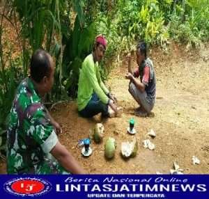 Mewujudkan Kemanunggalan TNI Dan Rakyat, Babinsa 0801/08 Tulakan Lakukan Komsos