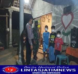 Tingkatkan Disiplin Masyarakat, Aparat Gabungan Koramil Jenar dan Polsek Intens Gelar Ops Gakplin Prokes