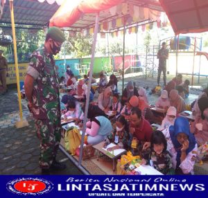 Hardiknas TK Kartika III-56 Adakan Lomba Mewarnai