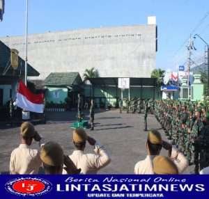 Gelar Upacara Hari Senin, Danramil 20/Kismantoro Jabat Irup