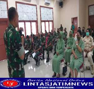 Tingkatkan Kedisiplinan dan Taat Hukum, Anggota Kodim 0735/Surakarta Terima Penyuluhan Dari Kumdam IV/Diponegoro