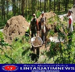 Ini Salah Satu Cara,Babinsa Koramil Mantingan Bantu Warga Binaan
