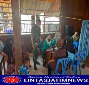 Koramil Juwangi Sukseskan Vaksinasi