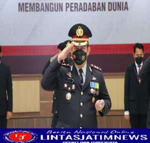 Polres Gresik Ikut Upacara Hari Lahir Pancasila secara Virtual