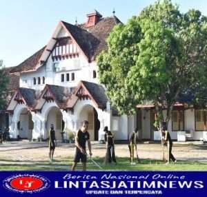 Lestarikan Bosbow dan RTM Sebagai Cagar Budaya, Ratusan Prajurit TNI di Madiun Diterjunkan