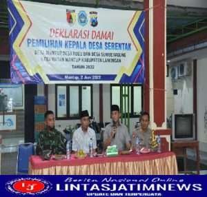 Ini Pesan Kapolres Lamongan pada Deklarasi Damai Pilkades Serentak