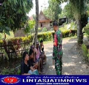 Komsos Salah Satu Upaya Babinsa Koramil Mantingan Untuk Dekat Dengan Warga Binaan