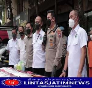 Kembali Catatkan Prestasi Polresta Malang Kota Berhasil Mengamankan Pengedar Sabu 21 KG