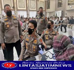Sambut HUT Bhayangkara Polda Jatim Gelar Baksos Kesehatan Donor Darah, Operasi Sumbing dan Katarak