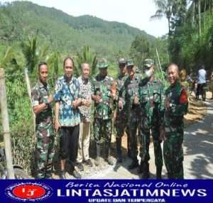 TMMD ke 113 Tahun 2022 di Wilayah Kodim 0802/Ponorogo Dikunjungi Tim Wasev Provinsi Jatim