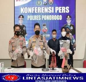 Enam Orang Tersangka Berhasil Diamankan Polres Ponorogo, Warga Tani Lega