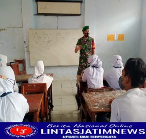 Serda Joko Berikan Wasbang Kepada Siswa – Siswi SLTPN 1 Widodaren