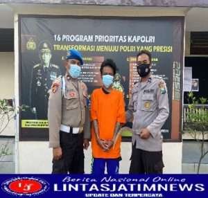 Polisi di Gresik Gerak Cepat Ringkus Pemuda Mabuk Bawa Sajam