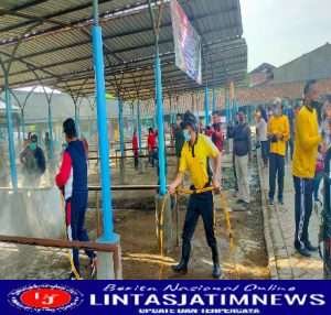 Plt Bupati Nganjuk Berikan Apresiasi Upaya Polres Nganjuk Tanggulangi PMK