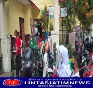 Babinsa Kelurahan Jebres Aktif Patroli PPKM Dan Penegakan Disiplin Prokes