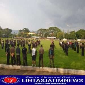 Kodim 0801/Pacitan Melaksanakan Gladi Kotor Pelaksanaan Piala Kasad Liga Santri PSSI 2022