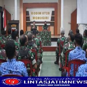 Berikan Jam Komandan, Begini Arahan Letkol Inf Deny Kepada Prajurit Kodim 0728/Wonogiri