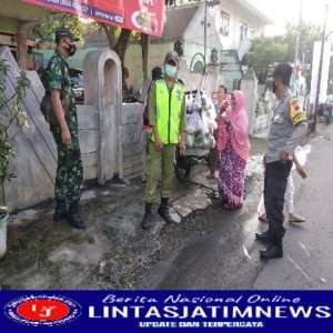 Serma Samuel Lakukan Pendisiplinan Prokes Pada penerapan PPKM Level 1