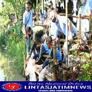 Tebar benih ikan, Dandim Sukoharjo bersama PSC, Dispertan Sukoharjo Sosialisasikan Gemar makan ikan sejak dini