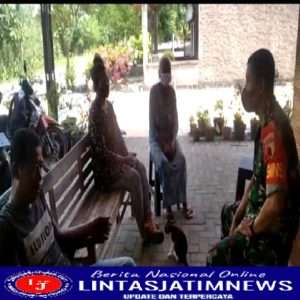 Babinsa Posramil 0805/15 Pitu Komsos Dengan Warga Binaan