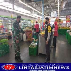 Ada Apa Babinsa Jajar Bersama Babinkamtibmas Sambangi Swalayan Superindo, Ini Jawabannya