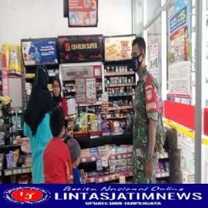 Serka Danang Aktif Berikan Himbauan Prokes Covid-19 Dimasa PPKM Level 1 di Wilayah Binaan