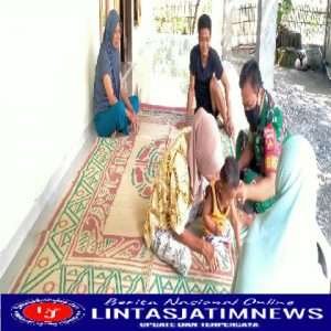 Melalui Komsos Babinsa Ajak Warga Jaga Kebersihan Di Musim Penghujan