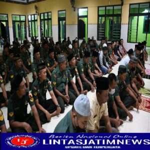 Persiapan Liga Santri Piala KSAD 2022, Kodim 0802/Ponorogo Gelar Doa Bersama