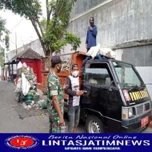Begini Cara Babinsa Panularan Dalam Menegakkan Prokes Kepada Masyarakat